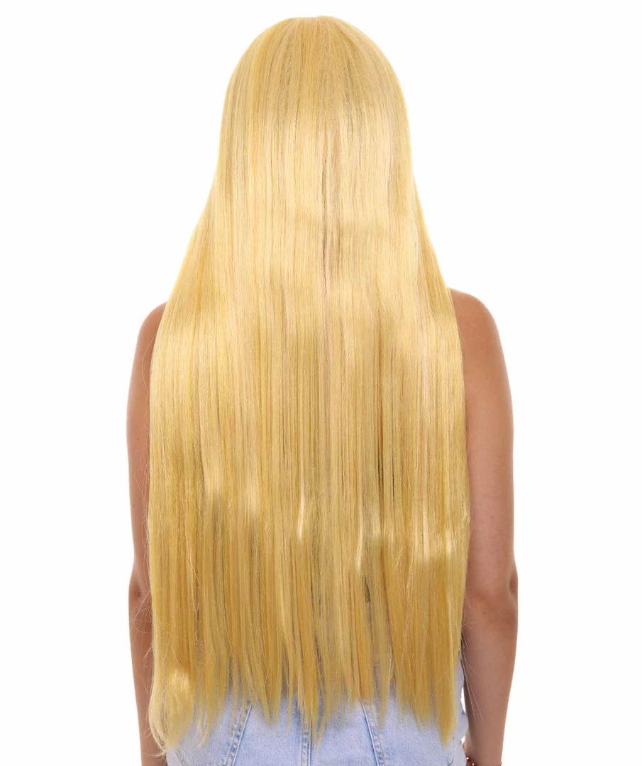 HPO Women's Long Length Blonde Celebrity Wig - Capless Cap Design