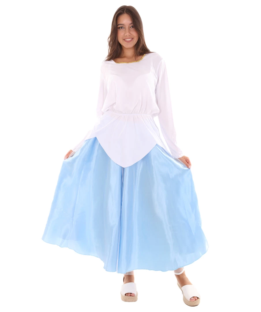 HPO Adult Women's Carton Costume | White Cosplay Costume