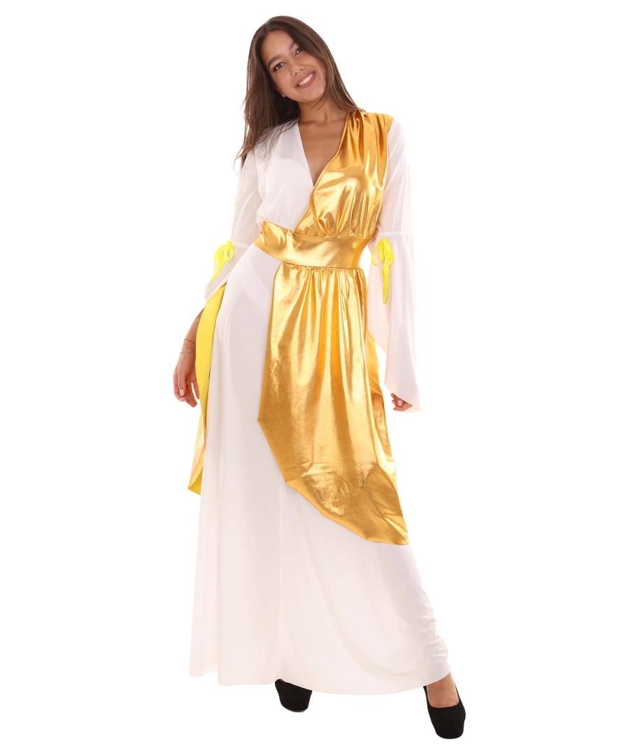 HPO Adult Women's Greek Goddess Costume | White Cosplay Costume