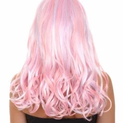 HPO Women's Wig | Pink And Purple Ombre Wig | Premium Breathable Capless Cap