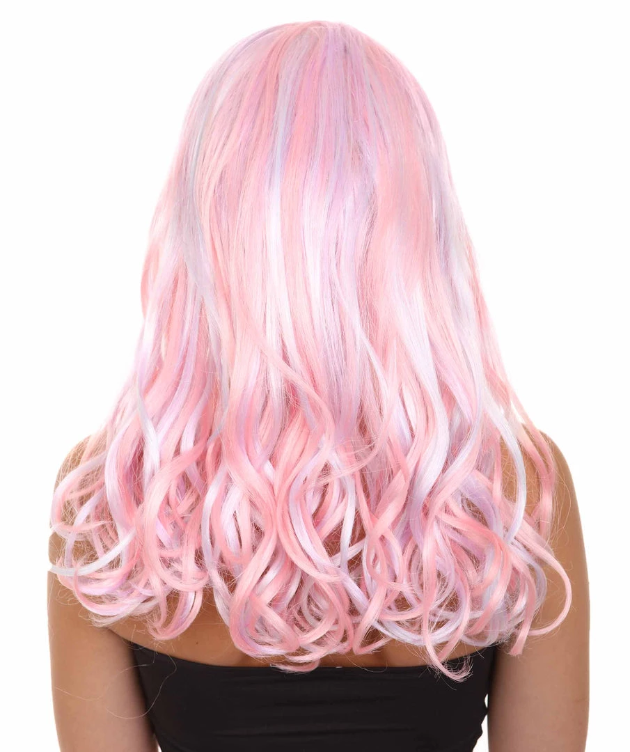 HPO Women's Wig | Pink And Purple Ombre Wig | Premium Breathable Capless Cap