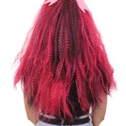 HPO Men's Monster Womens Wig | Horror Long Curly Wig | Premium Breathable Capless Cap