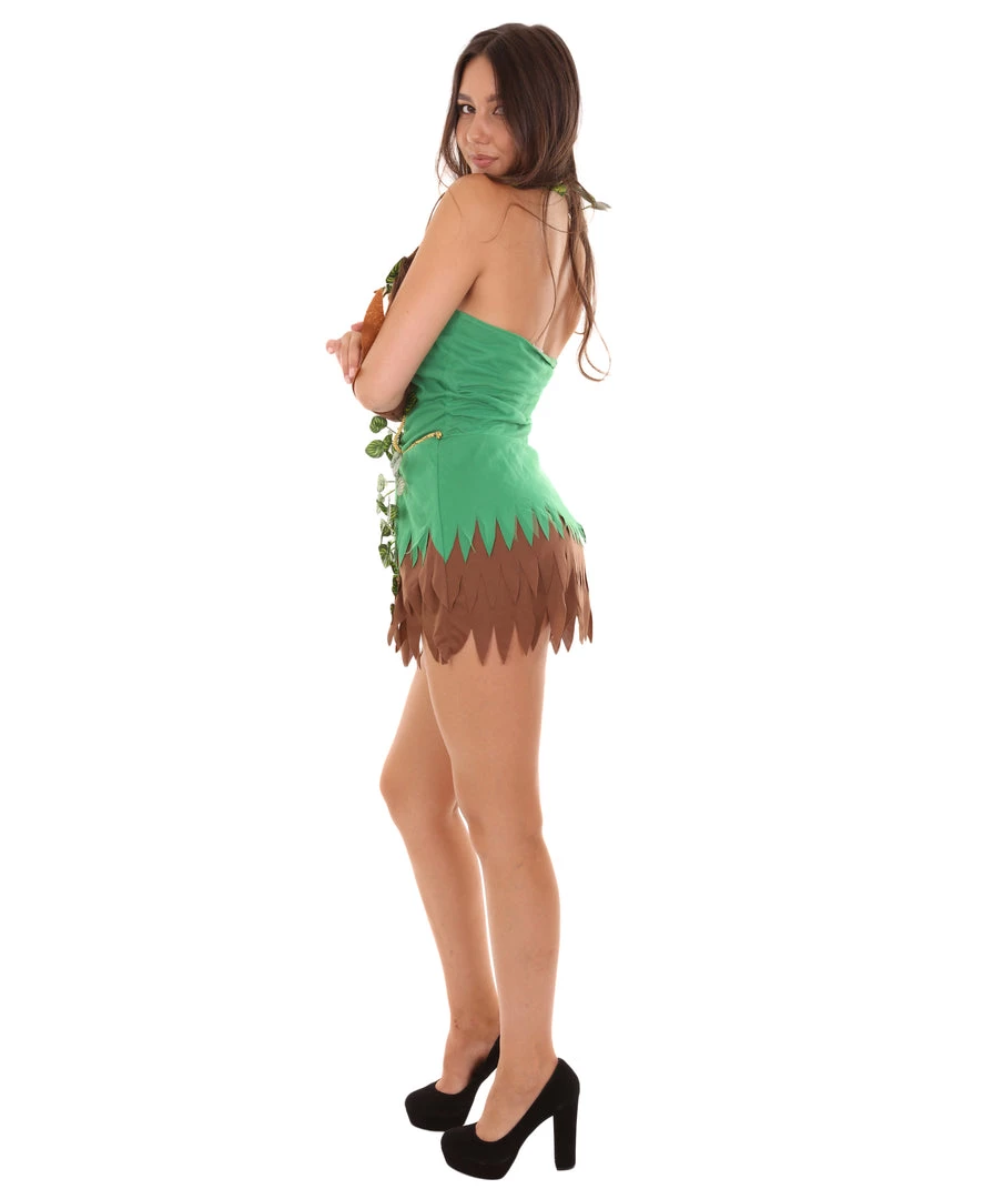 HPO Adult Women's Beauty Costume | Green Halloween Costume