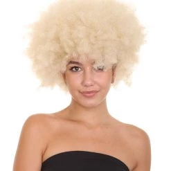 HPO Women's Unisex Afro Wig Collections | Jumbo Cosplay Halloween Wig (Lots Of Color) | Premium Breathable Capless Cap