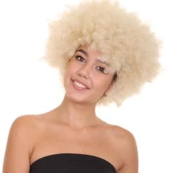 HPO Women's Unisex Afro Wig Collections | Jumbo Cosplay Halloween Wig (Lots Of Color) | Premium Breathable Capless Cap