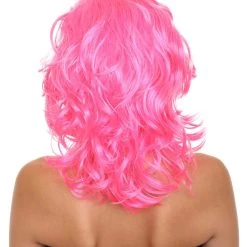 HPO Pink Pop Star Womens Wig | Party Ready Fancy Cosplay Halloween Wig | Premium Breathable Capless Cap Men's