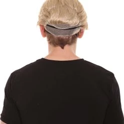 HPO Superhero Family Mens Wig With Mask Set | Blonde Cosplay Halloween Wigs Men's