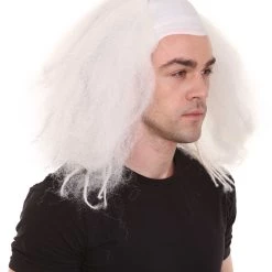 HPO Bald Clown Mens Wig | Multiple Color Choice Men's