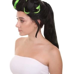 HPO Women's Womens Singer Bun Wigs Collection | Eurovision Song Contest | Celebrity Wigs | Premium Breathable Capless Cap