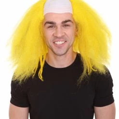 HPO Bald Clown Mens Wig | Multiple Color Choice Men's