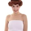 HPO Women's Womens Mary Queen Of Scots Mary Stuart Wig | Brown TV/Movie Wigs | Premium Breathable Capless Cap