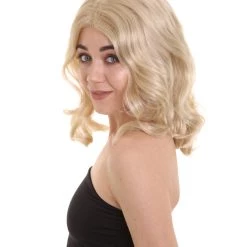 HPO Women's Womens Adult Wig | Blonde TV/Movie Wigs | Premium Breathable Capless Cap