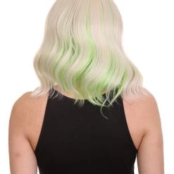 HPO Adults Women Shoulder Length Wavy Wigs | Multicolor Options Cosplay Wigs | Premium Breathable Capless Cap