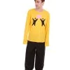 HPO Adult Men's Valentine's Day Falling In Love Long Sleeve Costumes | Yellow Cosplay Costume