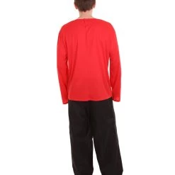 HPO Adult Men's Valentine's Day Falling In Love Red Long Sleeve Costumes | Red Cosplay Costume