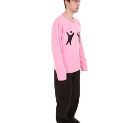HPO Adult Men's Valentine's Day Falling In Love Long Sleeve Costumes | Pink Cosplay Costume