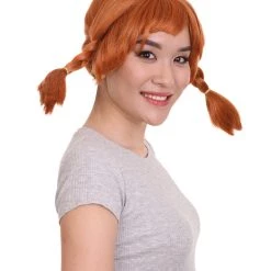 HPO Famous Braid Womens Wig | Sexy Cosplay Party Halloween Wig | Premium Breathable Capless Cap Women's