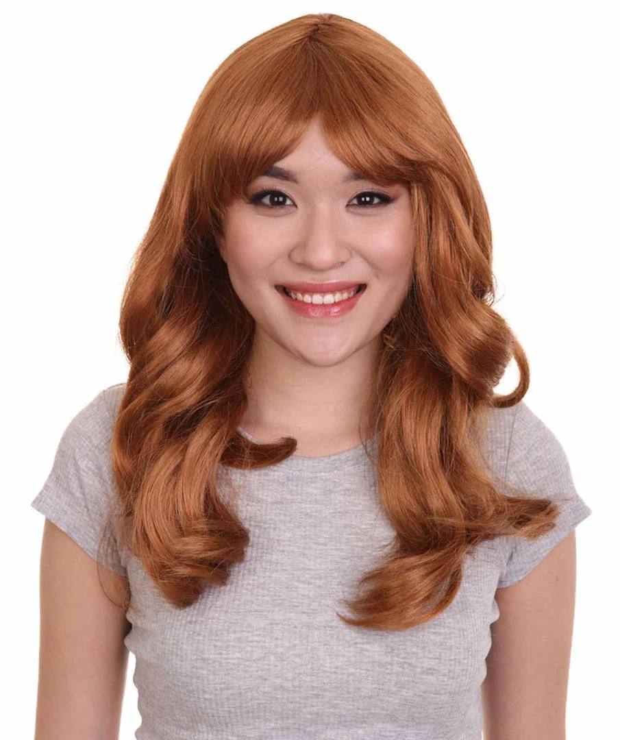 HPO Home For Peculiar Children Olive Wig | TV/Movie Cosplay Halloween Gold Wig | Premium Breathable Capless Cap Women's