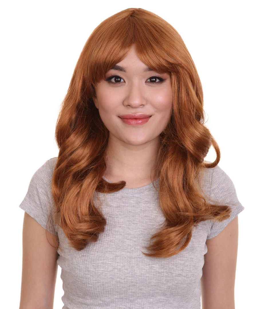 HPO Home For Peculiar Children Olive Wig | TV/Movie Cosplay Halloween Gold Wig | Premium Breathable Capless Cap Women's