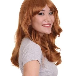 HPO Home For Peculiar Children Olive Wig | TV/Movie Cosplay Halloween Gold Wig | Premium Breathable Capless Cap Women's