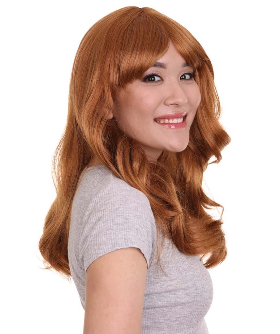 HPO Home For Peculiar Children Olive Wig | TV/Movie Cosplay Halloween Gold Wig | Premium Breathable Capless Cap Women's