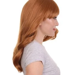 HPO Home For Peculiar Children Olive Wig | TV/Movie Cosplay Halloween Gold Wig | Premium Breathable Capless Cap Women's