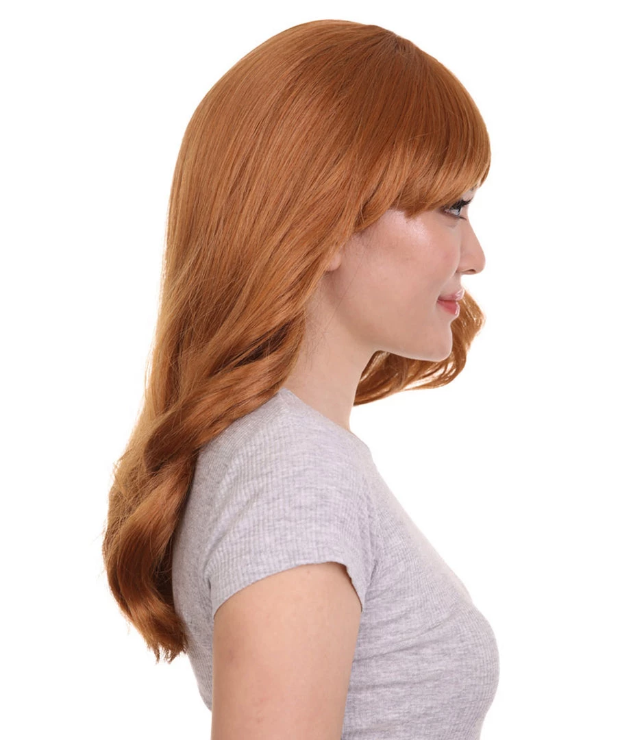 HPO Home For Peculiar Children Olive Wig | TV/Movie Cosplay Halloween Gold Wig | Premium Breathable Capless Cap Women's