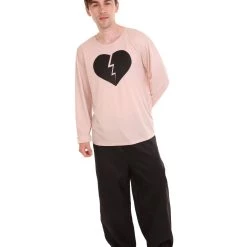 HPO Adult Men's My Heart Is Broken Long Sleeve Costumes | Halloween Costume Collections Men's Costumes