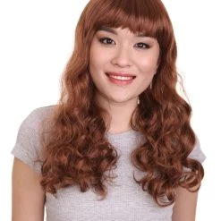 HPO Womens Pin Up Girl Wig | Party Ready Fancy Cosplay Halloween Wig | Premium Breathable Capless Cap