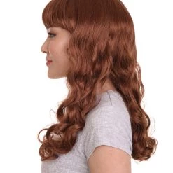 HPO Womens Pin Up Girl Wig | Party Ready Fancy Cosplay Halloween Wig | Premium Breathable Capless Cap