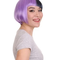 HPO Womens Two-tone Short Bob Wig | Multiple Color Collection | Premium Breathable Capless Cap