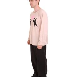 HPO Adult Men's Valentine's Day Falling In Love Long Sleeve Costumes | Nude Cosplay Costume