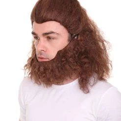 HPO The Beast Mens Wig | Brown Cosplay Wig | Premium Breathable Capless Cap Men's