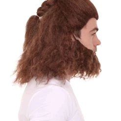 HPO The Beast Mens Wig | Brown Cosplay Wig | Premium Breathable Capless Cap Men's
