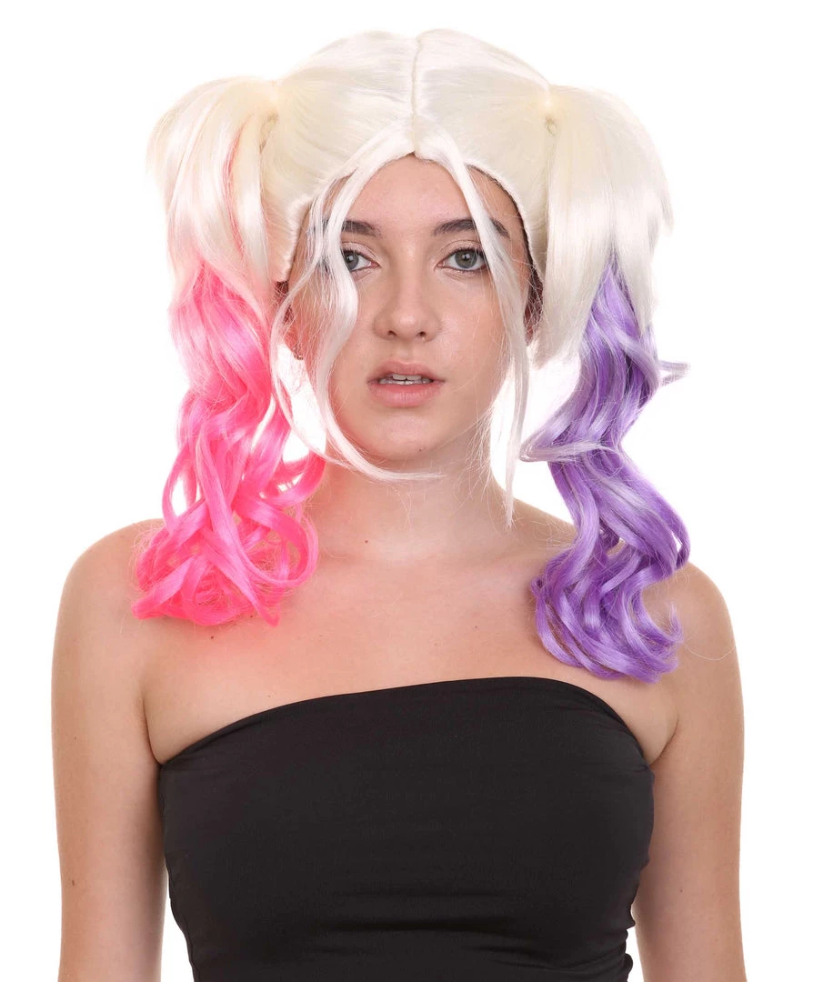 HPO Womens Miss Chievous Wig | Ponytail TV/Movie Wigs | Premium Breathable Capless Cap