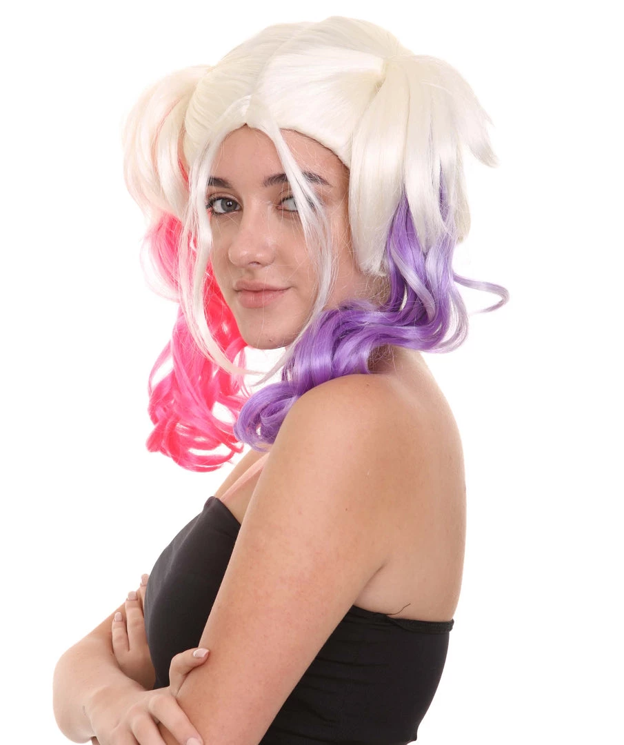 HPO Womens Miss Chievous Wig | Ponytail TV/Movie Wigs | Premium Breathable Capless Cap