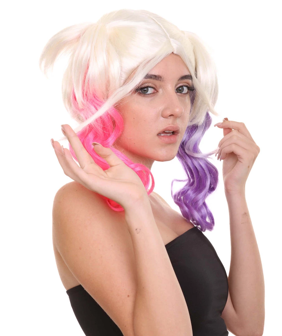 HPO Womens Miss Chievous Wig | Ponytail TV/Movie Wigs | Premium Breathable Capless Cap