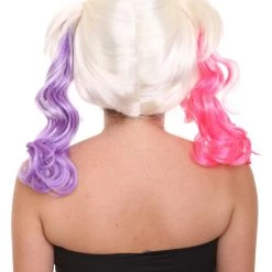 HPO Womens Miss Chievous Wig | Ponytail TV/Movie Wigs | Premium Breathable Capless Cap