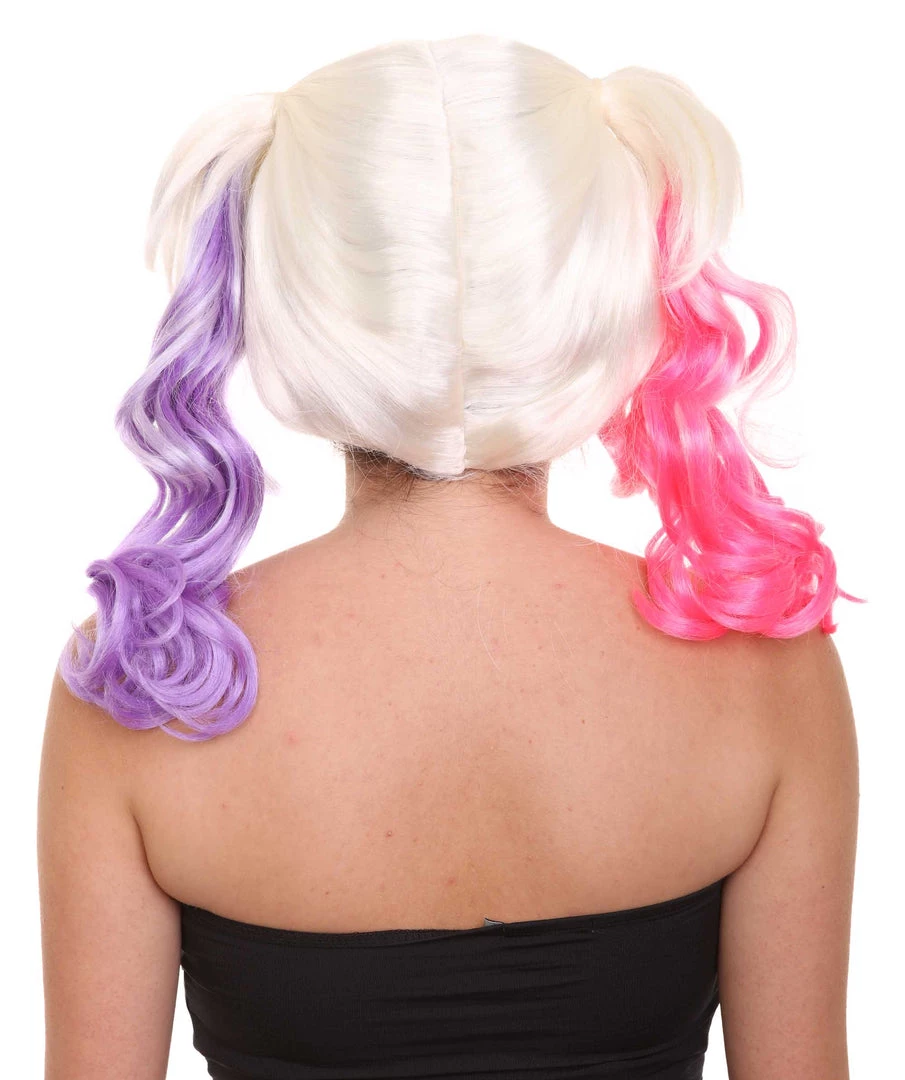 HPO Womens Miss Chievous Wig | Ponytail TV/Movie Wigs | Premium Breathable Capless Cap