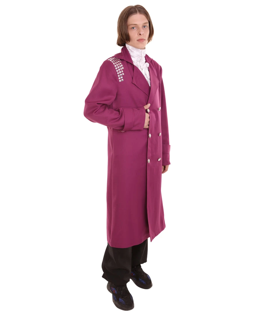 HPO Adult Men's Rain Prince Costume | Purple, Black And White Cosplay Costume
