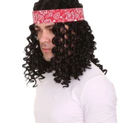 HPO Sportsman Wig | Black With Band | Premium Breathable Capless Cap Kids