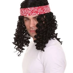 HPO Sportsman Wig | Black With Band | Premium Breathable Capless Cap Kids