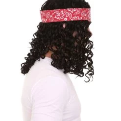 HPO Sportsman Wig | Black With Band | Premium Breathable Capless Cap Kids