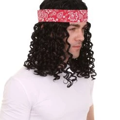HPO Sportsman Wig | Black With Band | Premium Breathable Capless Cap Kids