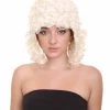 HPO Women's Womens Judge Wig | White TV/Movie Wig