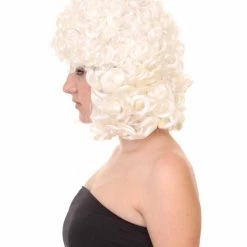 HPO Women's Womens Judge Wig | White TV/Movie Wig