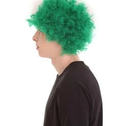 FLAGWIGS Sport Afro Fun Wig Collection | Jumbo Red Yellow Wig