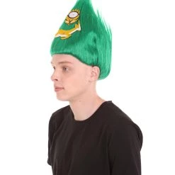 FLAGWIGS Men's Flag Troll Wig | Cosplay Halloween Wig | Premium Breathable Capless Cap
