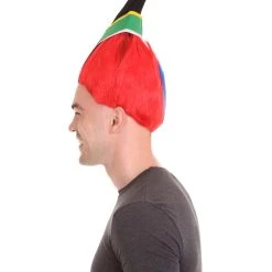 FLAGWIGS Men's Flag Troll Wig | Cosplay Halloween Wig | Premium Breathable Capless Cap