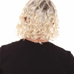 HPO SALE Zaney Zoo King| Bleach Blonde Mullet Wig With Mustache Set | Premium Halloween Wig